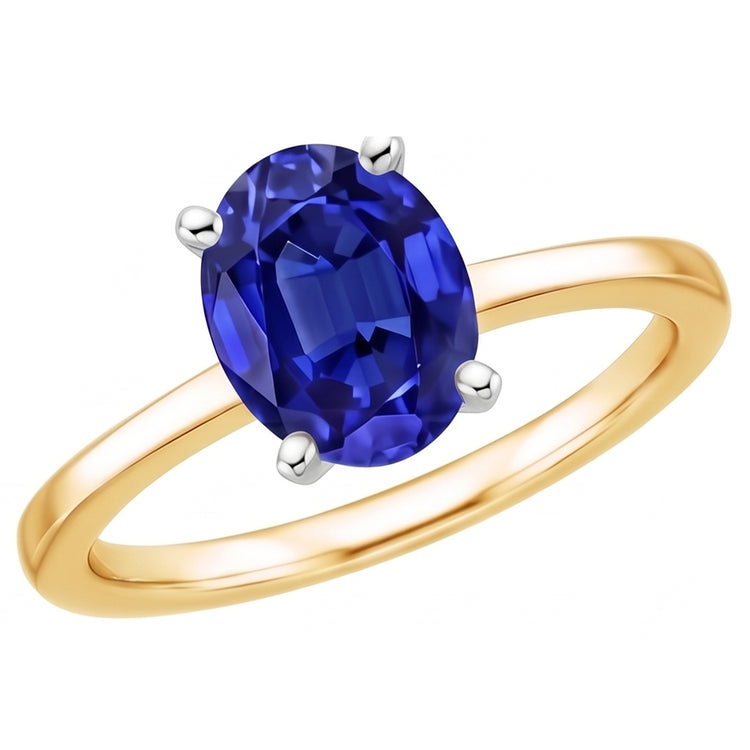 Bague Saphir Naturel 2.50 Carats