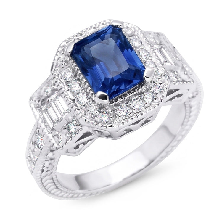 Bague Saphir Naturel 2.50 Carats