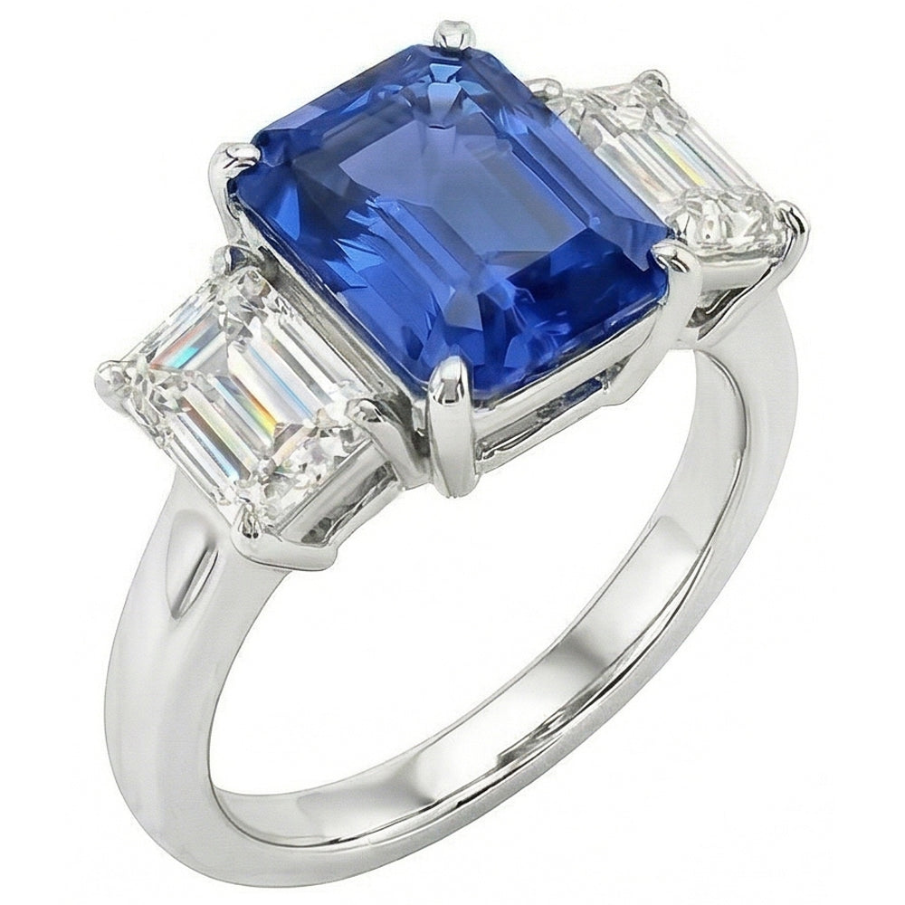 Bague Saphir Naturel 2.50 Carats