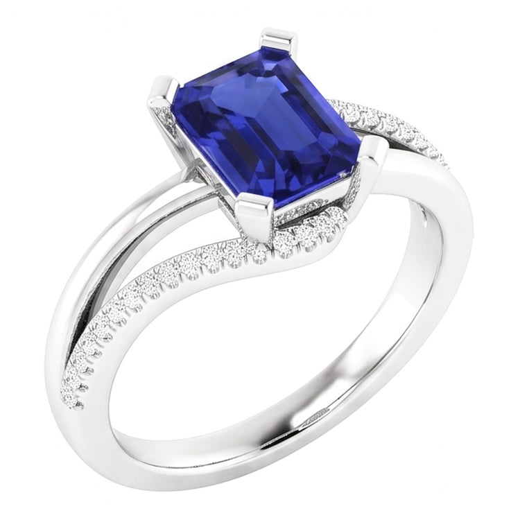 Bague Saphir Naturel 2.50 Carats