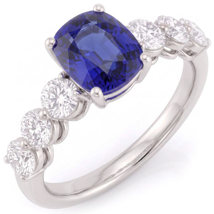Bague Saphir Naturel 2.50 Carats