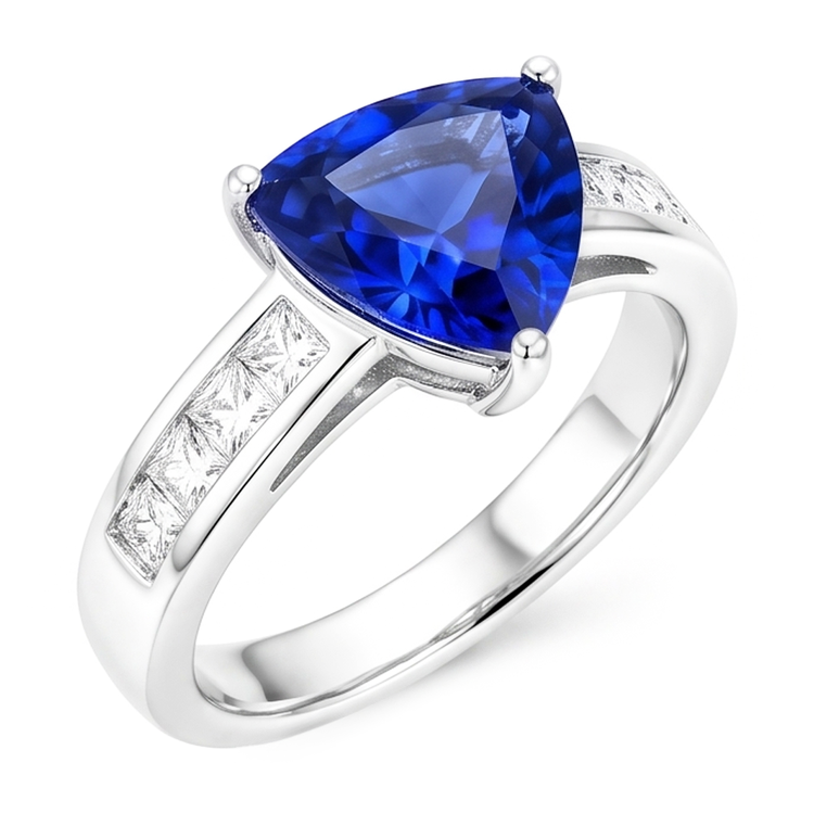 Bague Saphir Naturel 2.50 Carats