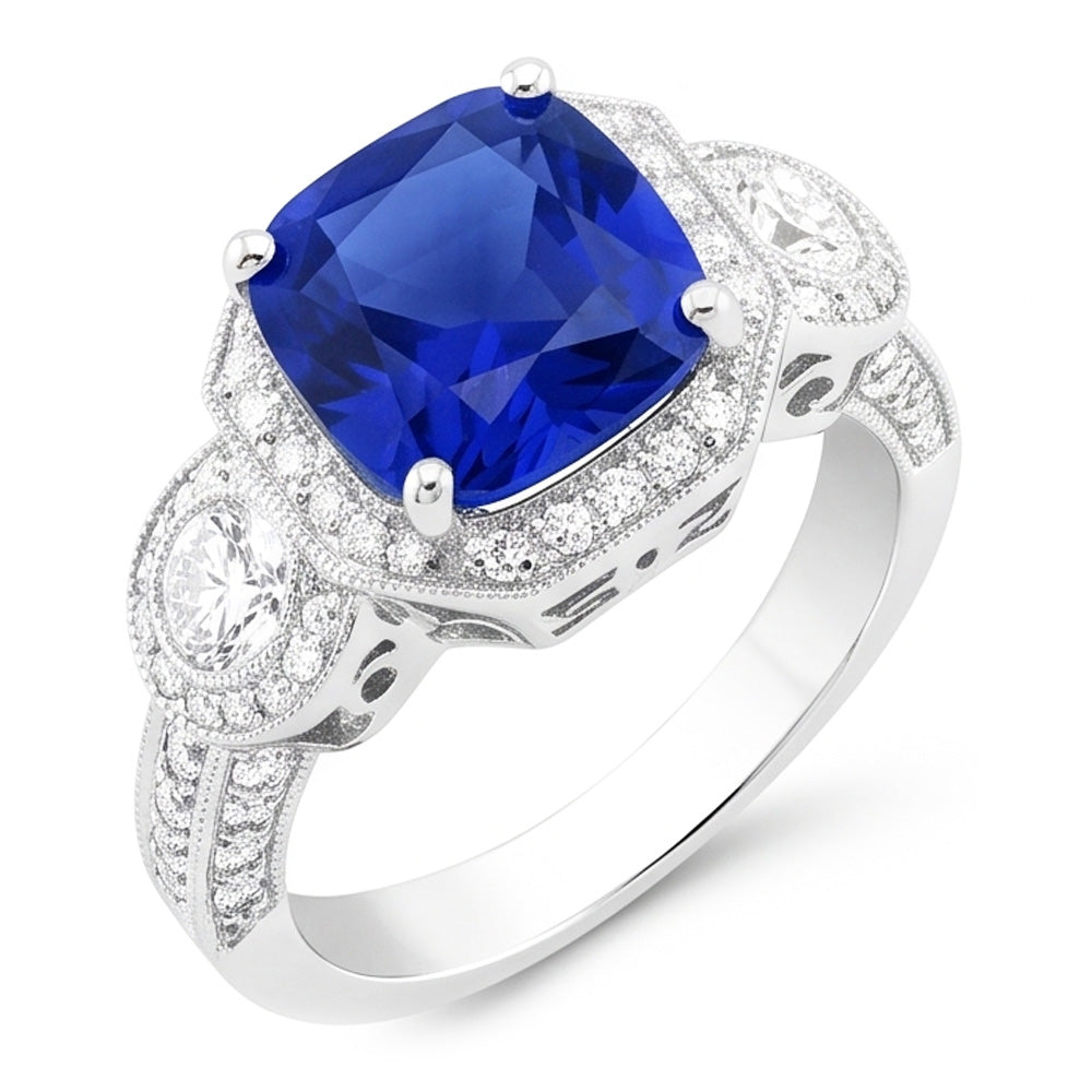 Bague Saphir Naturel 2.50 Carats