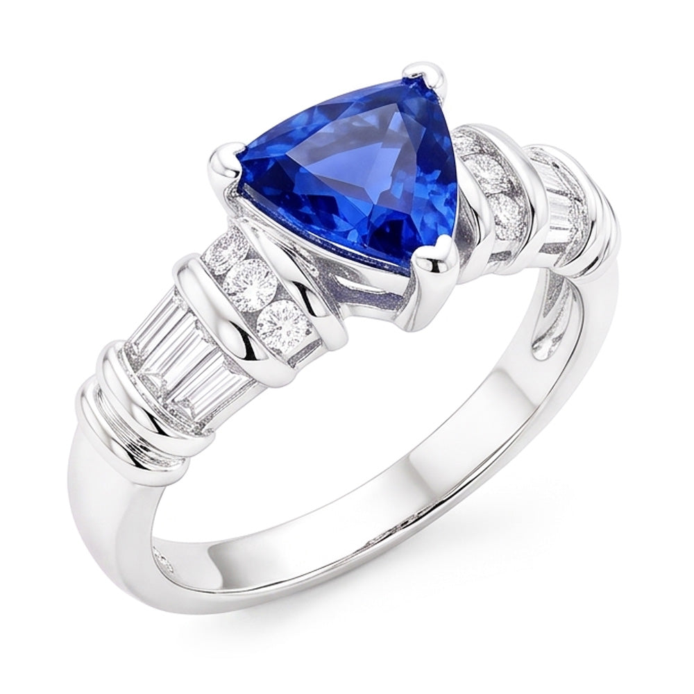 Bague Saphir Naturel 2.50 Carats