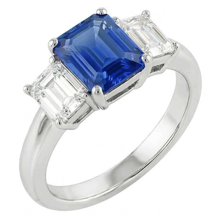 Bague Saphir Naturel 2.50 Carats