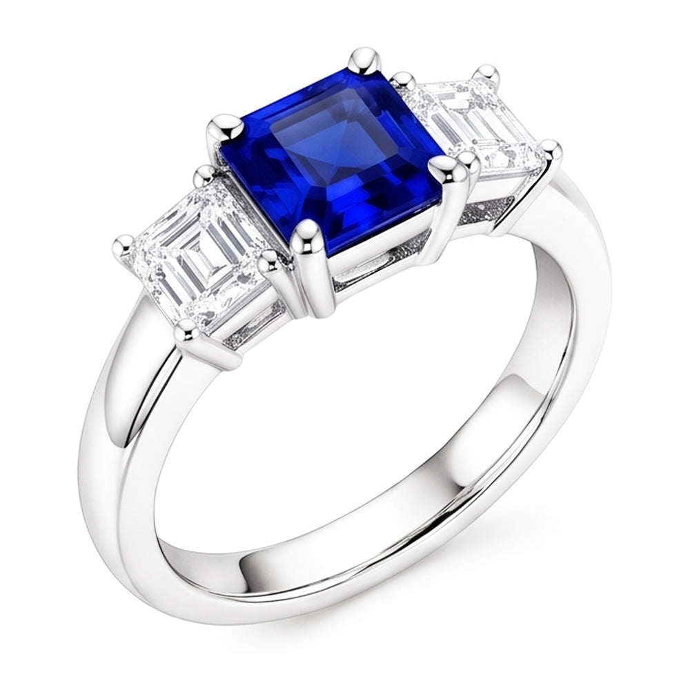 Bague Saphir Naturel 2.50 Carats