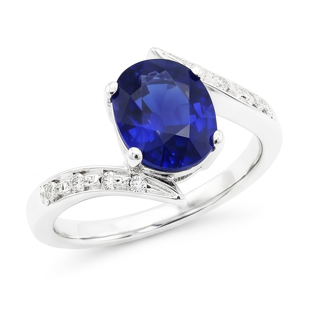 Bague Saphir Naturel 2.50 Carats