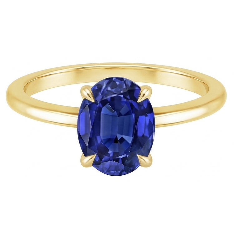 Bague Saphir Naturel 2.50 Carats