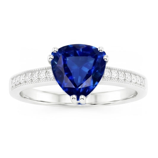 Bague Saphir Naturel 2.50 Carats