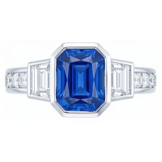 Bague Saphir Naturel 2.50 Carats