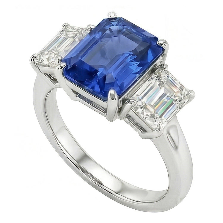 Bague Saphir Naturel 2.50 Carats