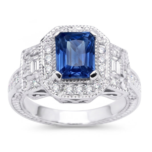 Bague Saphir Naturel 2.50 Carats