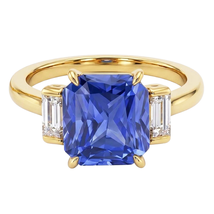 Bague Saphir Naturel 2.50 Carats
