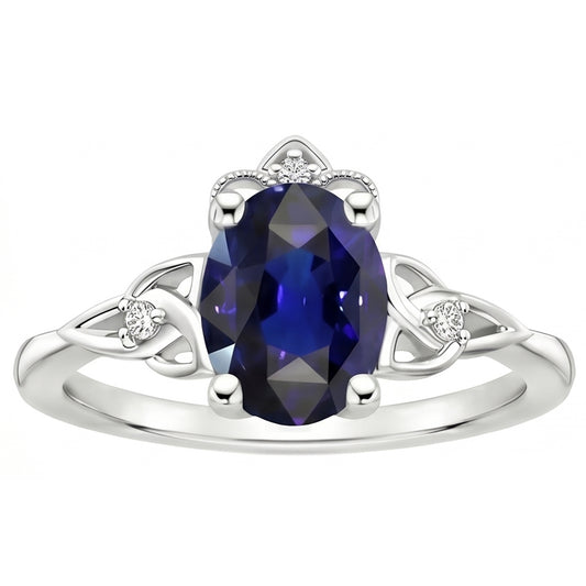 Bague Saphir Naturel 2.50 Carats