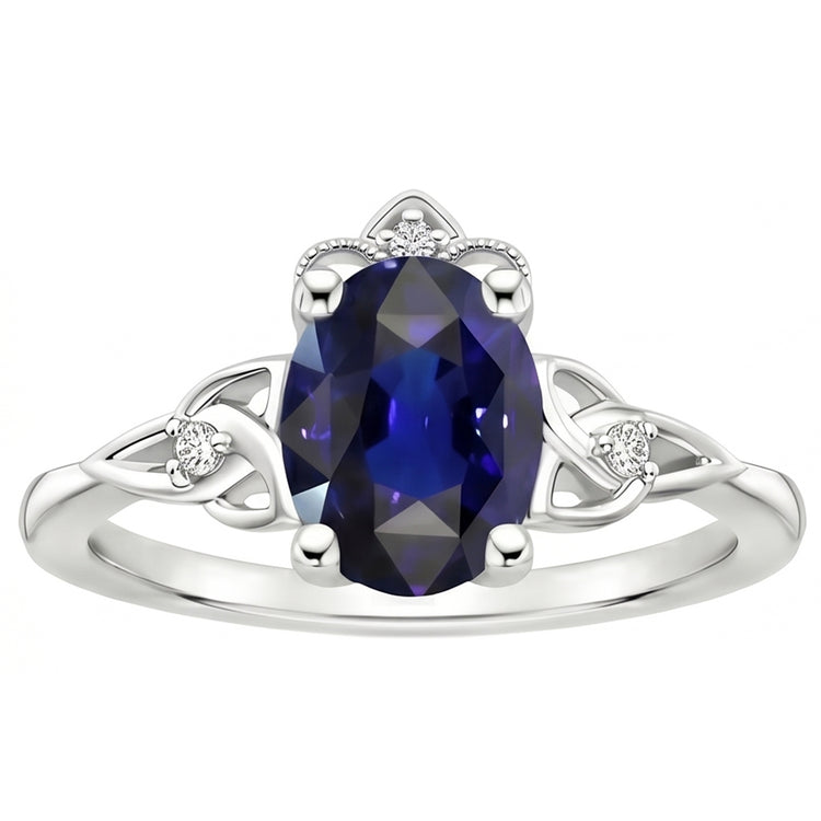 Bague Saphir Naturel 2.50 Carats