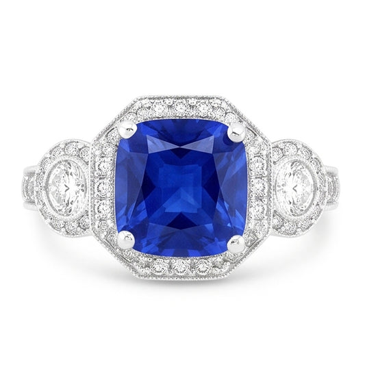 Bague Saphir Naturel 2.50 Carats