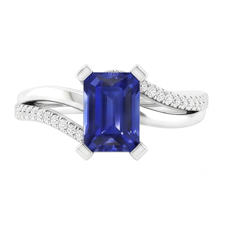 Bague Saphir Naturel 2.50 Carats
