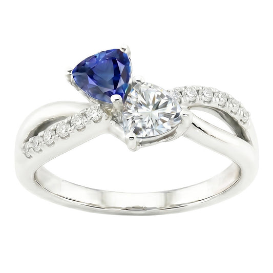 Bague Saphir Naturel 2.50 Carats