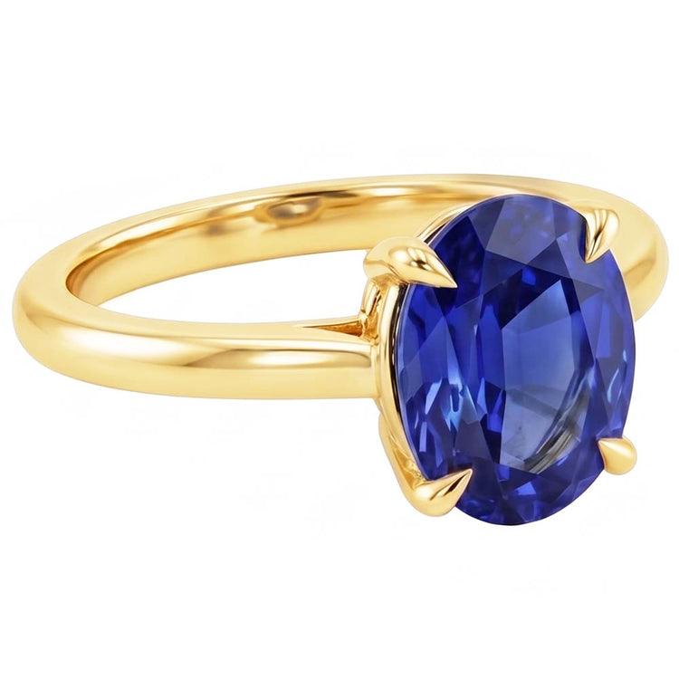 Bague Saphir Naturel 2.50 Carats