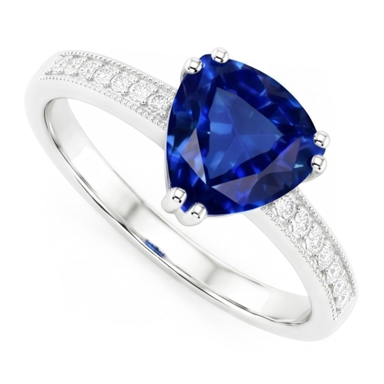 Bague Saphir Naturel 2.50 Carats