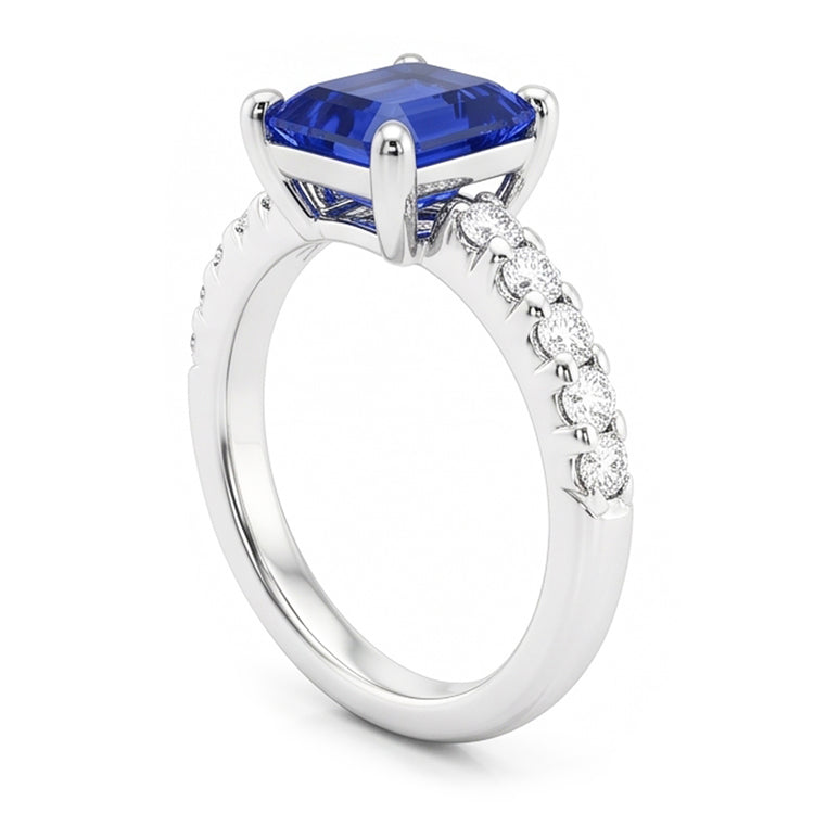 Bague Saphir Naturel 2.50 Carats