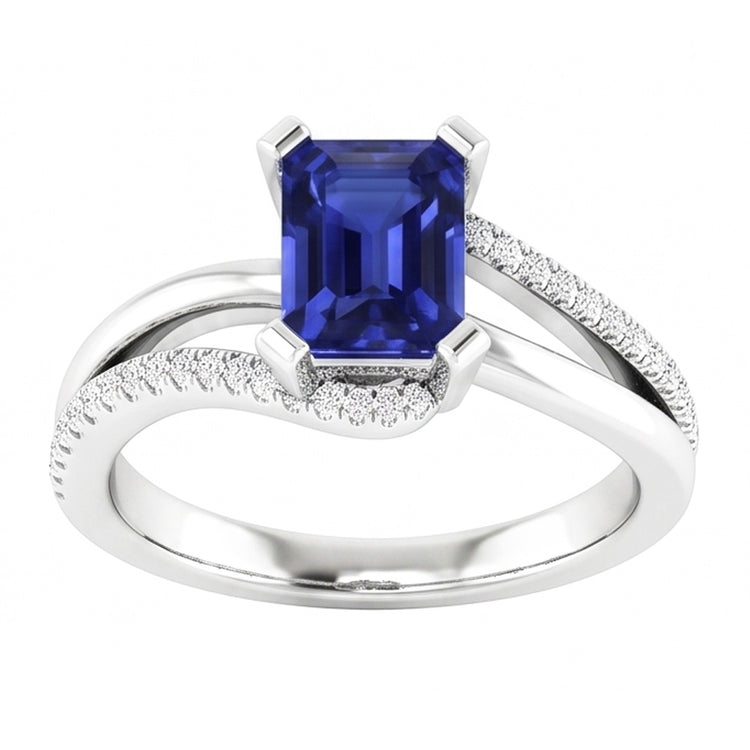 Bague Saphir Naturel 2.50 Carats