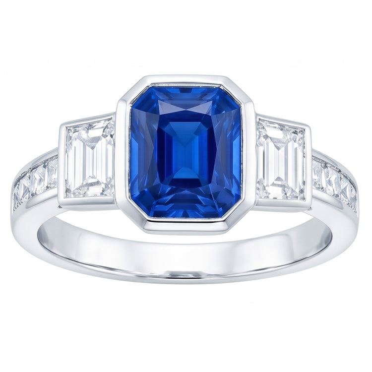 Bague Saphir Naturel 2.50 Carats