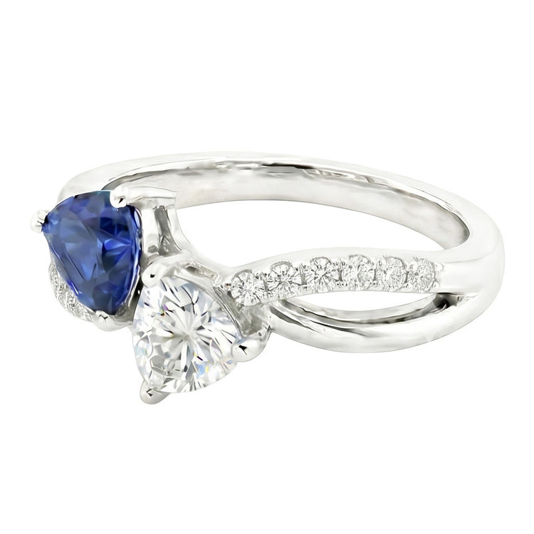 Bague Saphir Naturel 2.50 Carats