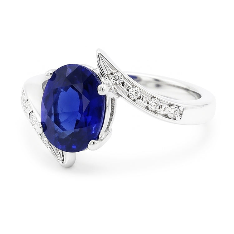 Bague Saphir Naturel 2.50 Carats