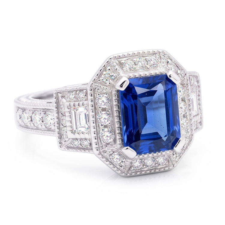 Bague Saphir Naturel 2.50 Carats