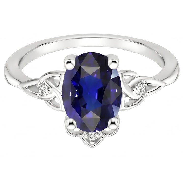 Bague Saphir Naturel 2.50 Carats