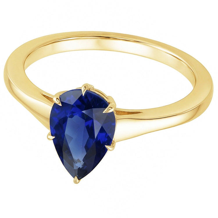 Bague Saphir Naturel 2.50 Carats