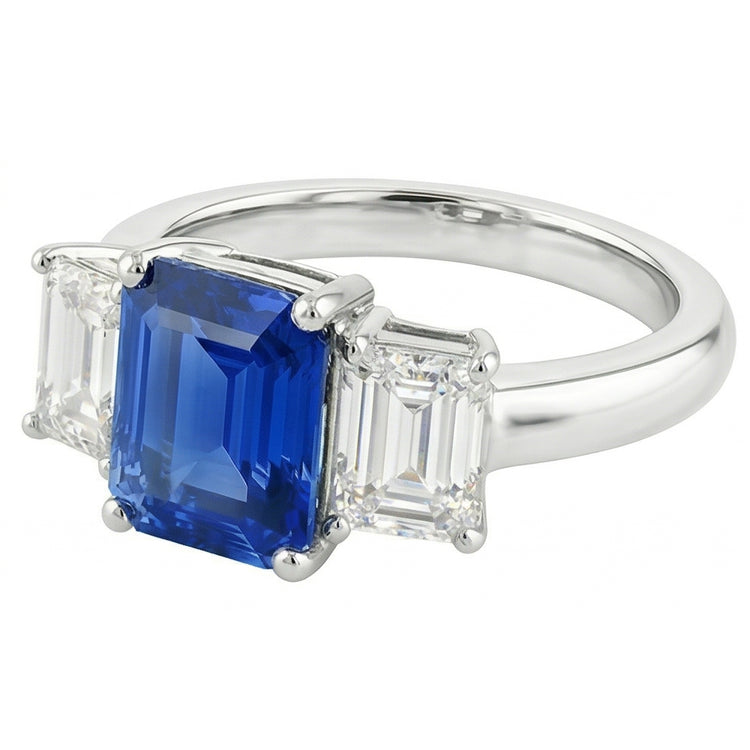 Bague Saphir Naturel 2.50 Carats