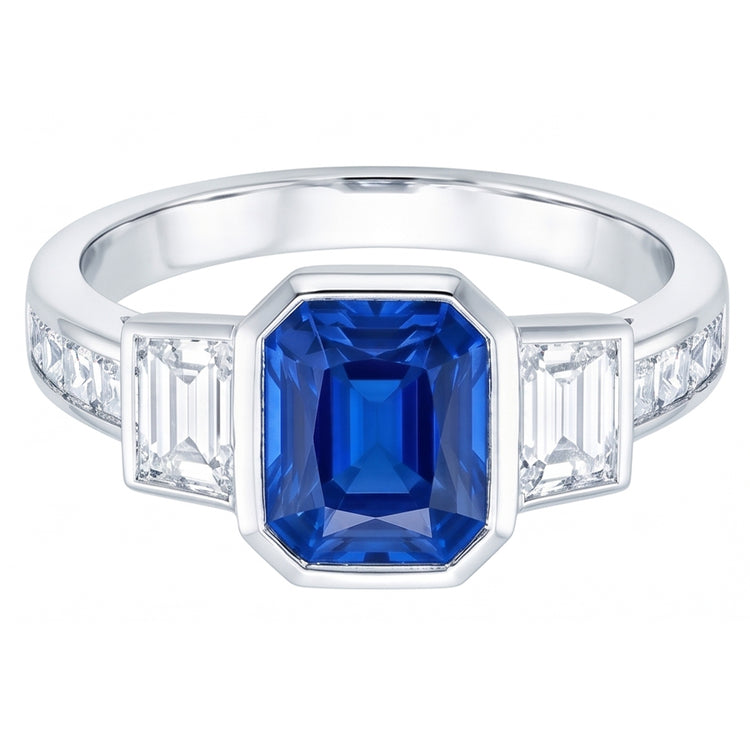Bague Saphir Naturel 2.50 Carats