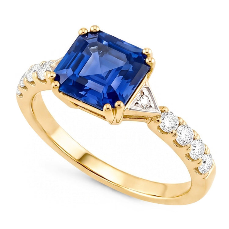 Bague Saphir Naturel 2.50 Carats
