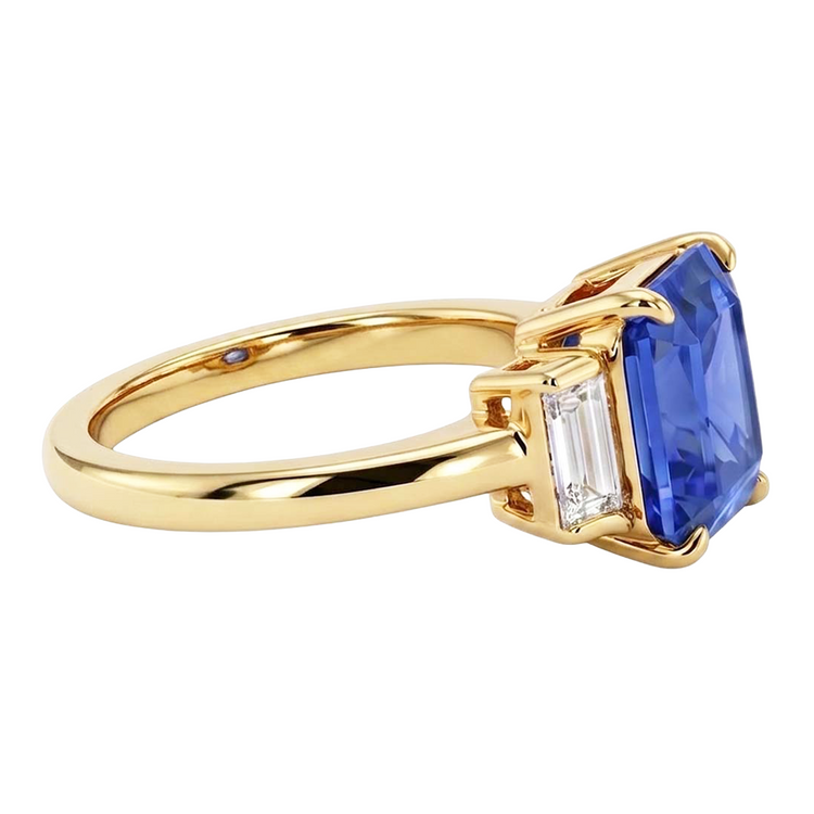 Bague Saphir Naturel 2.50 Carats