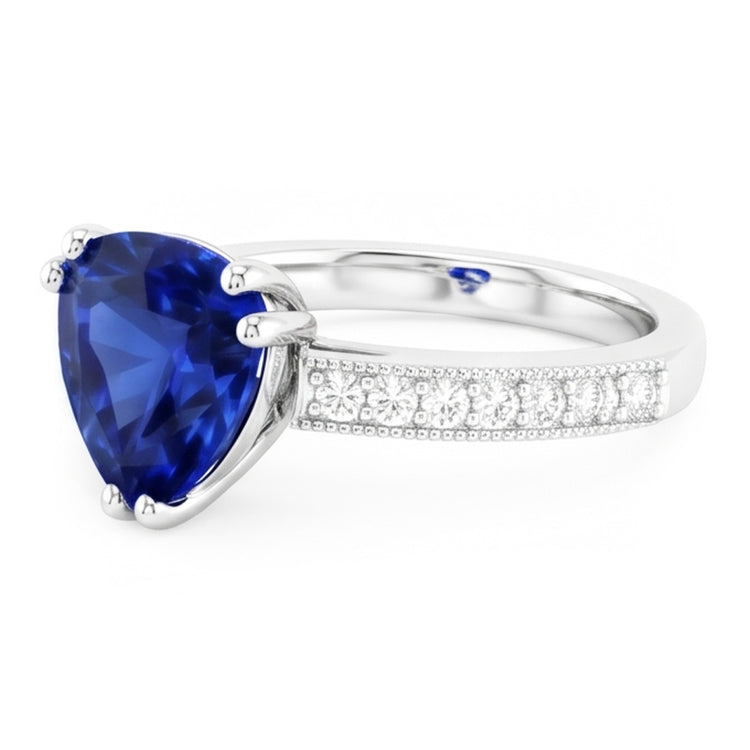 Bague Saphir Naturel 2.50 Carats