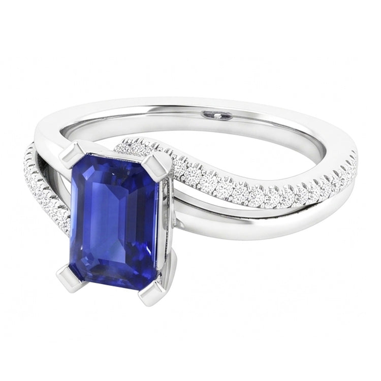 Bague Saphir Naturel 2.50 Carats