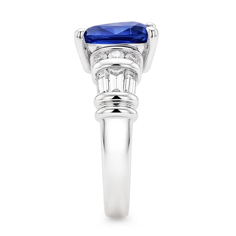 Bague Saphir Naturel 2.50 Carats