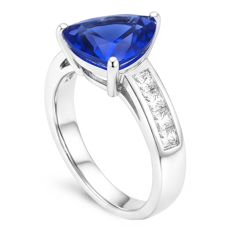 Bague Saphir Naturel 2.50 Carats