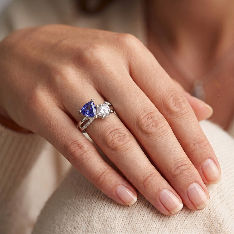 Bague Saphir Naturel 2.50 Carats