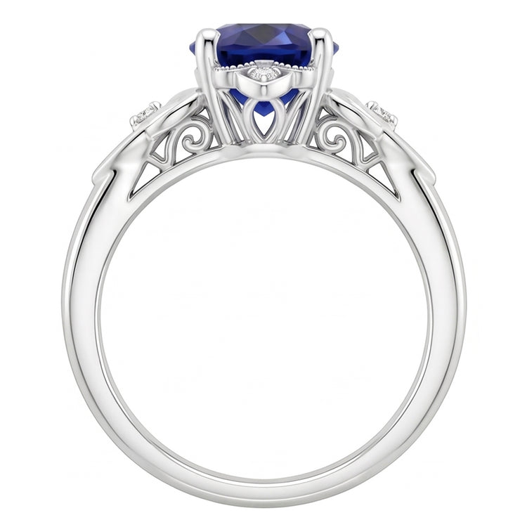 Bague Saphir Naturel 2.50 Carats