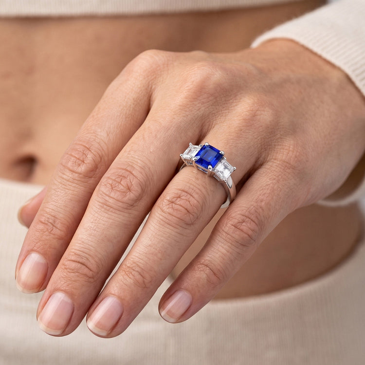 Bague Saphir Naturel 2.50 Carats