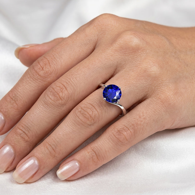 Bague Saphir Naturel 2.50 Carats