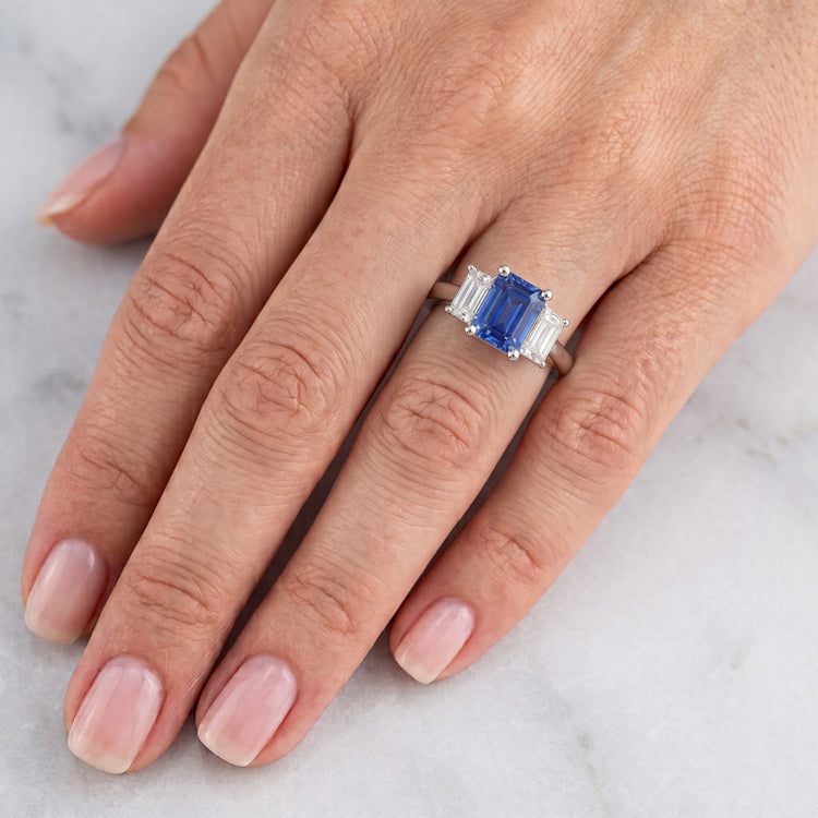 Bague Saphir Naturel 2.50 Carats