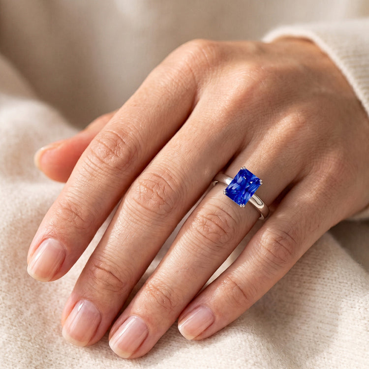 Bague Saphir Naturel 2.50 Carats