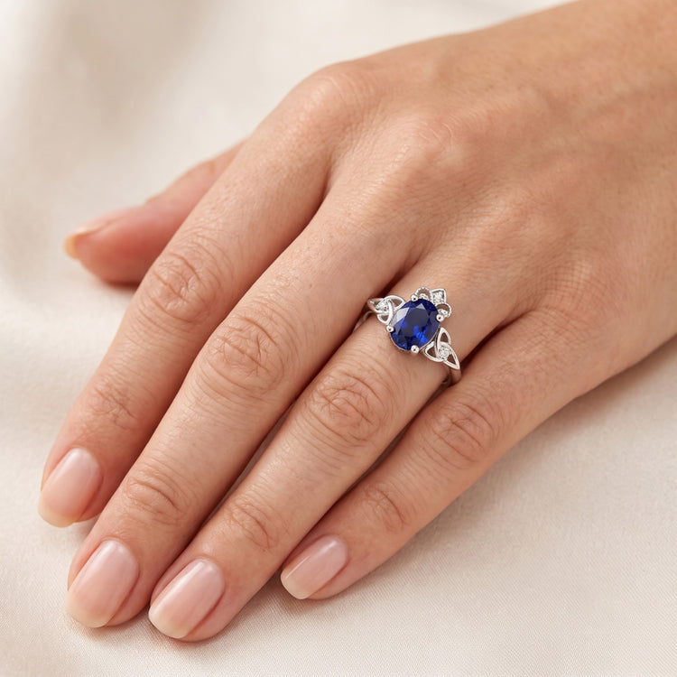 Bague Saphir Naturel 2.50 Carats
