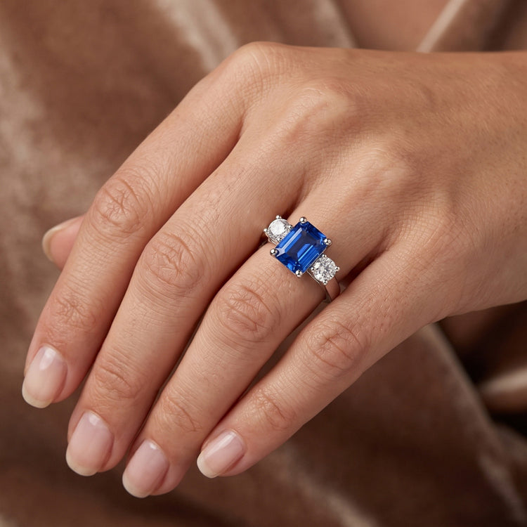 Bague Saphir Naturel 2.50 Carats