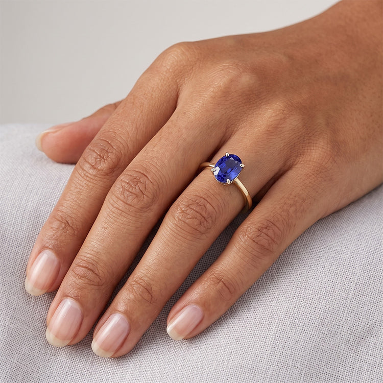 Bague Saphir Naturel 2.50 Carats