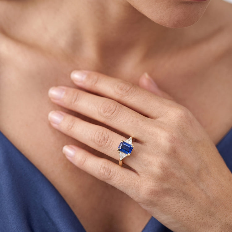 Bague Saphir Naturel 2.50 Carats